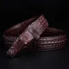Мужские ремни Роскошный кожаный дизайнерский ремень Мужской высококачественный Ceinture Homme Cinto Masculino Luxo Crocodile Cinturones Hombre301u