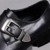 Опознанное платье с носком гот Гот Панк Бант Лон Мен 039S настоящие кожаные туфли обувь шиповые модные металлические носки банкетные носки SH6668791