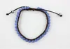 Unique Nature Stone Beads Cord Knotted Bracelet Handmade Wax Rope Braided Made Bracelet Adjustable Beads Cord Bracelet Jewellery