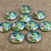 Beija-flores Esculpida Contas Cloisonne Filigrana Prata Azul Spacer Solta Pérolas Para Jóias DIY Pulseira Artesanato Encantos Cloisonne Contas