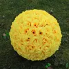 Bruiloft decoraties 40 cm 16 inch kunstmatige roos zijde bloem kussen ballen Pomander rose bruiloft bloemen boeket opknoping ballen party decor