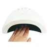 Groothandel- Abody 24/48 W UV Lamp Nail Polish Droger LED White Light 5s 30s 60s Drying FingernailToEnail Gel Curing Nail Art Dryer Manicure