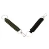 Venta al por mayor-Hot Woven Paracord Lanyard Llaychain Tools Survival Tools 7 Strand Parachute Cord Lyande Llavero Mosquetón Gancho Kits de viaje