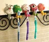 Cute Cartoon sucker toothbrush holder suction hooks bathroom set accessories1310880