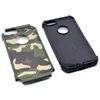 Navy Army Camouflage Patroon Telefoon Gevallen Huid voor iPhone 5 5S SE 7 6 6S / PLUS 2 in 1 Hard Plastic + Zachte TPU Luxucy Back Cover Shell Case