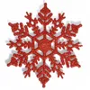 10 cm Bunte Weihnachtsschneeflocke Baumschmuck Schneeflocken 12 teile / beutel Kunststoff Künstliche Schnee Weihnachtsschmuck für Zuhause Navidad