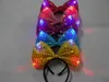 Paljetter LED pannband Light Up partyhatt lysande Blinkande Blinkande Party Favors Jul Halloween klubbscen dekoration rekvisita