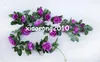 Europese zijde rose bloem wijnstok 230 cm / 90.56 "lengte kunstmatige bloem rotan rozen camella wijnstokken voor bruiloft centerpieces 6 kleuren beschikbaar