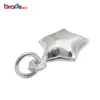 Beadsnice-Geschenke für beste Freunde, Sterlingsilber, Stern-Charm, Stern-Anhänger, Mini-Stern-Charm, Schmuckherstellung, ID 35640