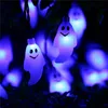 Edison2011 Nieuwe Collectie 20 LED Ghost Solar String Lights Outdoor Solar String Waterdichte Zonne-energie voor Tuin Patio Yard Christmas Parties