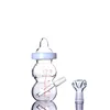 Portable Cute Baby Bottle Small Dab Hookahs Bong Water Pipes for Sale 6 Inches and 14mm Joint