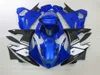 ヤマハYZF R6 03 04 04 05ブルーブラックフェアリングセットYZF R6 2003 2004 2005 OT33のための無料7ギフトフェアリングキット