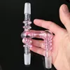 Angled Female circular Adapter female joint adapter for glass water pipe bong bubbler free shipping