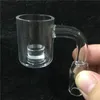 Core Reactor Cuarzo Banger clavo con nuevo diseño Vidrio Direccional Flujo de aire Carb Cap Hembra Macho 14 mm 18 mm Junta 90 grados Cubo para dab bon