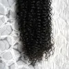 Fasci di tessuto Fasci di tessuto per capelli brasiliani vergini di capelli umani neri 100 g Fasci di tessuto per capelli ricci crespi brasiliani yvonne 1 PZ