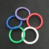 Anillo del sexo Anillos del pene Arco iris Anillo del martillo Eyaculación tardía Productos adultos Carcasa Retraso Bloqueo de bucles Cockrings 5pcs por juego A36