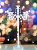 five arms white crystal candelabras for1177 home, weeding and chrimas day decoration