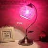 Mediterranean Macek Tiffany retro lamp bar Cafe KTV decorative desk lamp bedside lamp