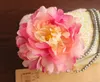 Dia: 11cm/4.3 -tums 50 st gratis frakt Emulational Silk Peony Flower Head For Home, Garden, Wedding eller Beauty's Hat eller Dress Decoration Holiday