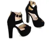 Peep Toe Roma w stylu Roma Sukienka do sukienki buty Chunky Heel Lady Sandal 301