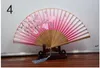 8.27 " Women Hand Held Silk Folding Fans with Bamboo Frame for Gifts Chinese / Japanese Style Butterflies Morning Glory Flowers Patt