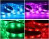 5050 DC 5V USB RGB Светодиодная полоса Темпл / м Легкие полосы Гибкая водонепроницаемая лента 1 м 2 м 4 * 0,5 м Дистанционное для телевизора