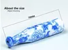 METTLE selling ceramic pipe length 78MM personality blue and white porcelain smoking pipe 4103-1