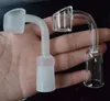 Female Male 10/14/18 mm Quartz Nail 4mm Thick 100% Pure Quartz Banger Nail Domeless Nail For Glass Bong ,Free Ship