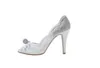 2019新しいスタイルのファッション卸売ハイヒールの白いピープ目の花嫁のプラットホームの花嫁の結婚式の靴