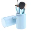 Portable Women Makeup Foundation Eyeshadow Eyeliner Lip Brushes Container Tube Brushes Set with Box Cosmetic Brushes Kit2497008