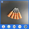 VMATIC Industrial Tips 15g Dispensing Needles Amber Color Lim Dispensing Blunt Needle 1/2 tum 100pcs