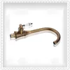 Nouveau conçu nouveau classique en laiton antique lavabo de cuisine évier robinet pont monté avec poignée unique/robinet de cuisine navire vanité HS431