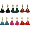 idealway 6 Colors Bohemian Fashion Gold Plated Thread Tassel Chain Dangle Long Earrings For Women Jewelry