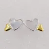 Luminous Hearts Studs Authentic 925 Srebrne koraliki pasują do europejskiego pandora w stylu biżuterii Naszyjnik Andy Jewel 290697MOP