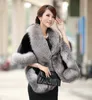 2017 Warm Bridal Boleros Faux Fur Horeks BlackBurgundyvoryBlack i Gray Plus Size Wedding Akcesoria ślubne Opakowania ślubne Shaw3658100