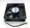 New Original JAMICON JF0825B1UM-R DC12V 0.37A 80*80*25MM 8CM Two Ball Bearing 3 Lines Cooling fan