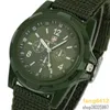 Nowy czas przybycia Ograniczony Big S Ogólna moda na płótnie Pasek Zegarek Luminous Hand Ruch obserwuje szwajcarską armię wojskową zegarek 6905232