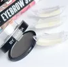 New arrival by nanda Eye brow Powder Makeup Eyes Brow Stamp Stencils 3 shape /box 3 colors dhl ship