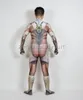 3D الطباعة جينجي تأثيري أبطال هالوين حزب Zentaibodysuit زي اختيار متعدد الحجم