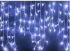 LED Cortina Carámbana Fairy String Lights 4M 100LEDS Lámparas de Barra de Hielo Navidad 110V / 220V Año Nuevo Jardín Navidad Navidad Boda Decoración