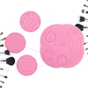 Silicone Makeup Brushes Cleaner Mat Pad Applicators Professional Washing Sucker Scrubber Board Cosmetic Brush Cleaning Tools
