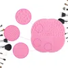 Silicone Makeup Brushes Cleaner Mat Pad Applicators Professionell Tvätt Sucker Scrubber Board Kosmetiska Borste Rengöringsverktyg