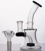 Colored Mouth Piece Mini Hookahs Glass Bongs with Diffused Perc 6 Inches Hand Smoking Pipe Dab Rigs with 14 mm Joint