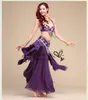 New Style Belly Dance Costume S/M/L 3pcs Bra&Belt&Skirt Sexy Dancing women dance clothes Set bellydance Indian wear for lady