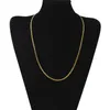 Mode 3MM 5MM 60CM 70CM Männer Edelstahl Gelb Gold Weiß Gold Überzogene Hiphop Kubanischen Link kette Unisex Halskette für Männer Frauen 234g