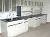 Prix d'usine direct tout banc mural de laboratoire en acier 7200 mm de long Tableau de laboratoire latéral