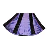 Deluxe Cosplay Purple Dress Dark Witch Outfits Disfraz de Halloween para mujer adulta con cuello alto y sombreros