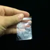 500pcs/lot 6x4cm Clear Bag Blask Baggy Grip Grip Self Seal Resealable Reclosable 가방을위한 Sundries Storages