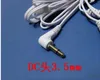 200 teile/los DC 3,5 MM 2 in 1 pin stil Kopf elektrode drähte kabel/kabel für digitale gerät und TENS massager DHL/EMS Kostenloser versand