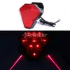 1 adet Evrensel Fit 12 V Motosiklet Motosiklet LED Lazer Işık Lambası Göstergeleri Kırmızı Lazer Işığı Uyarı Dur Fren Işık 0589